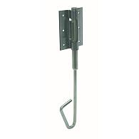 GB Staartgrendel 1200mm met plaat en 2 beugels Verzinkt
