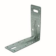 GB Versterkt hoekanker met ril 60x150x150 mm Verzinkt