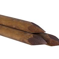 120-6,5 Nobifix gefreesd grenen gepunt lengte 120 cm
