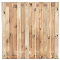 Tuinscherm grenen groen geïmpregneerd, 17-planks (15 + 2) Coevorden 180 x 180 cm