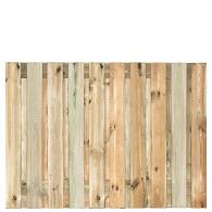 Tuinscherm grenen groen geïmpregneerd, 21-planks (19 + 2) Enschede 130 x 180 cm