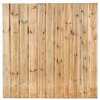 Tuinscherm grenen groen geïmpregneerd, 23-planks (21 + 2) Zaltbommel 180 x 180 cm