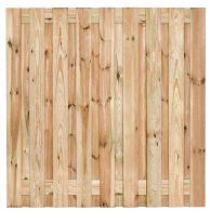 Tuinscherm grenen groen geïmpregneerd, 19-planks (17 + 2) Vasse 180 x 180 cm