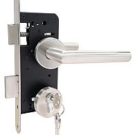 Beslagset RVS (roset rond) compleet