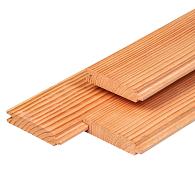 Douglas geschaafd blokhutprofiel werkende breedte 132 mm 28x145 mm 180 cm