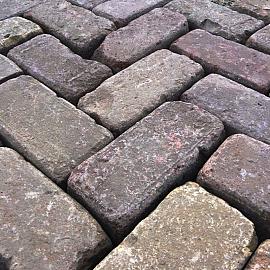 gebruikte bestrating