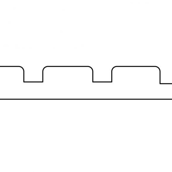 Douglas Triple profiel geschaafd 19x130 mm 390 cm
