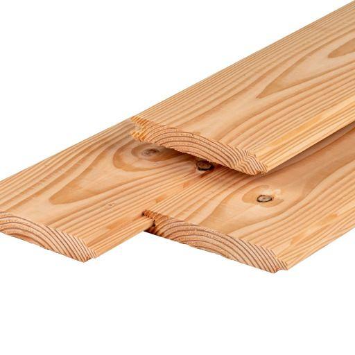 Douglas geschaafd blokhutprofiel werkende breedte 180 mm 28x195 mm 500 cm