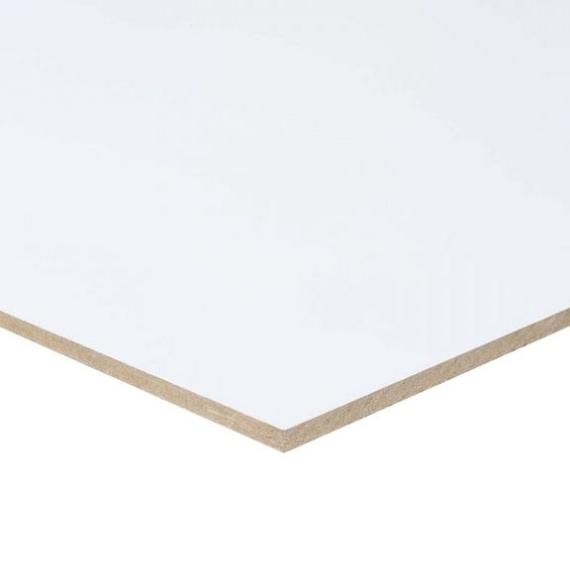 MDF Lakdraagfolie 2 zijdig wit 2440x1220x9 mm