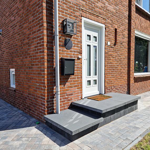 Patio square 90x90x6 cm black