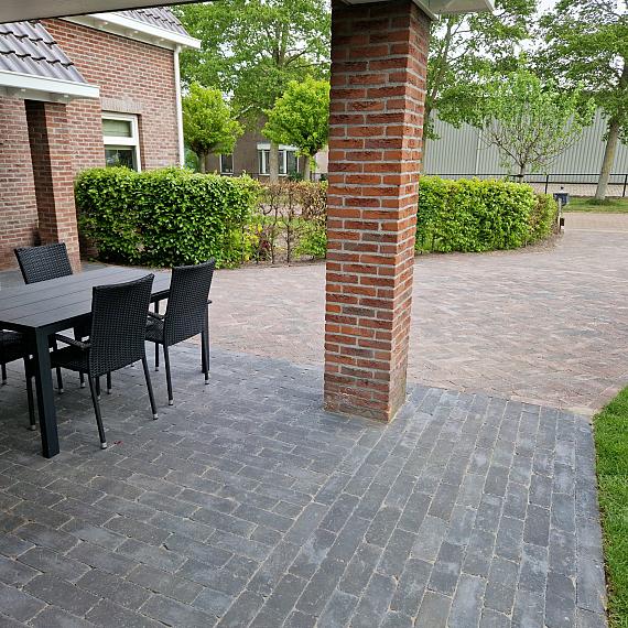 Stonique trommel longstone 7 cm antraciet