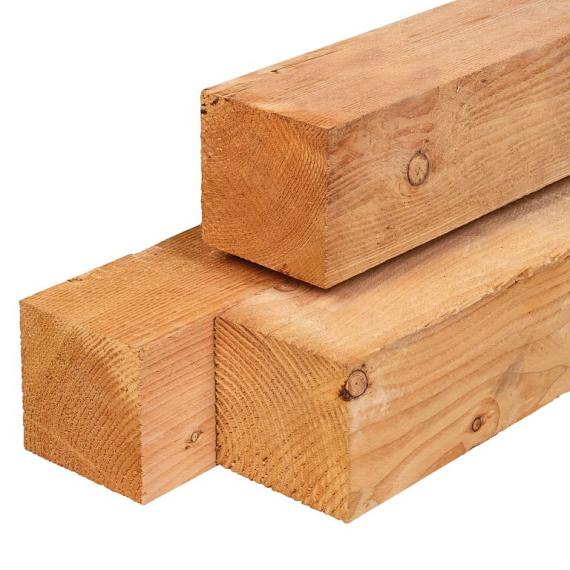 Douglas fijnbezaagd 150x150 mm 500 cm