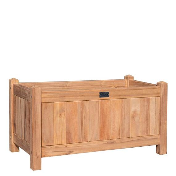Bloembak teak Sulawesi/Bali 50x100x50 cm