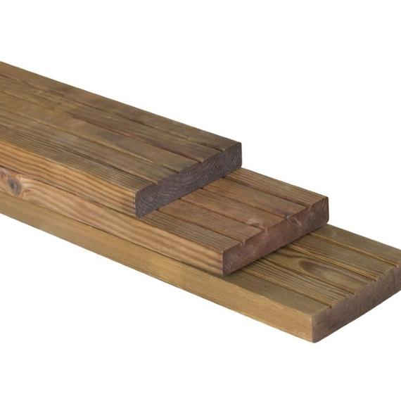 Nobifix Geïmpregneerde vlonderplank geschaafd 28x145 mm 400 cm
