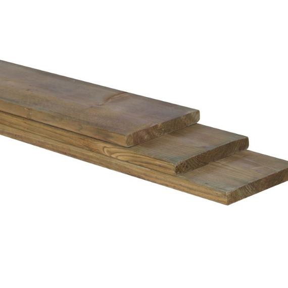 Plank geschaafd 18x140 mm nobifix grenen 400 cm