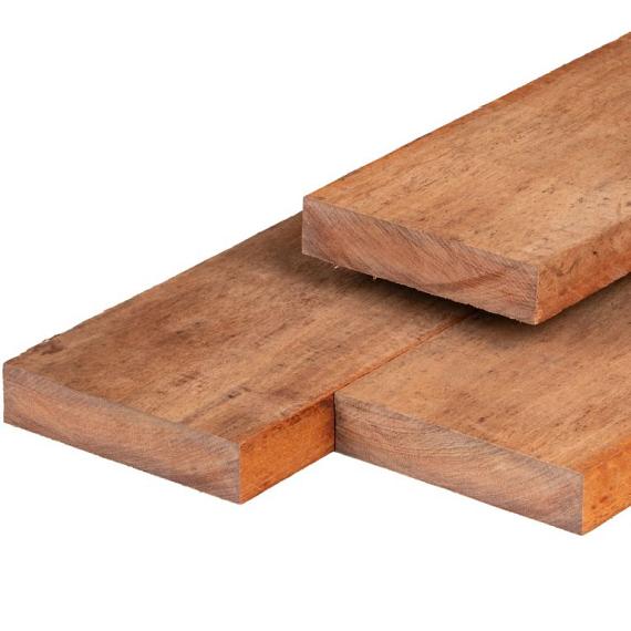 Angelim vermelho hardhout bestekhout 4,0 x 20,0 x 450 cm fijn bezaagd