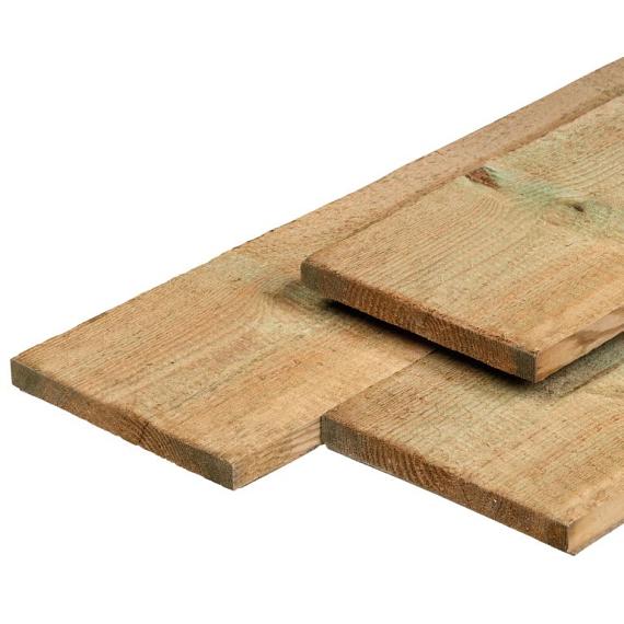 Geïmpregneerd Grenen Plank Fijnbezaagd 20x200 mm 400 cm