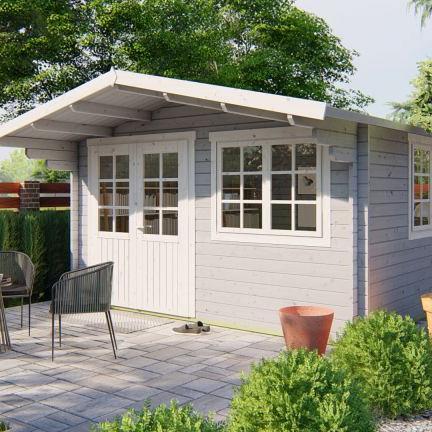 Blokhut - Tuinhuis Inge | 44 mm | vuren onbehandeld