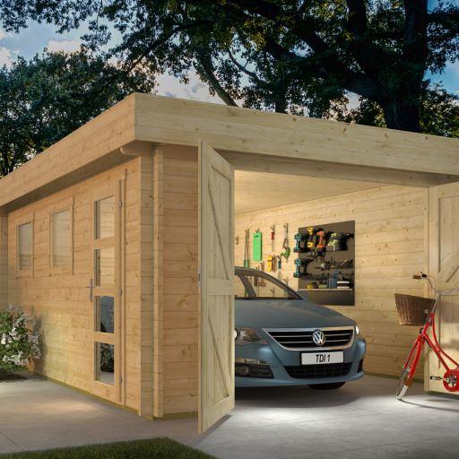 Garage Marketta | 44 mm | vuren onbehandeld