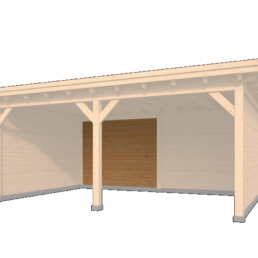 Wandmodule Type C zweeds rabat Red Class Wood 300 x 224 cm