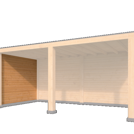 Wandmodule Type C zweeds rabat Red Class Wood 300 x 224 cm