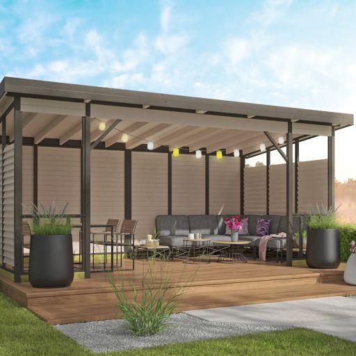 Paviljoen Kristina 560 x 264 cm onbehandeld