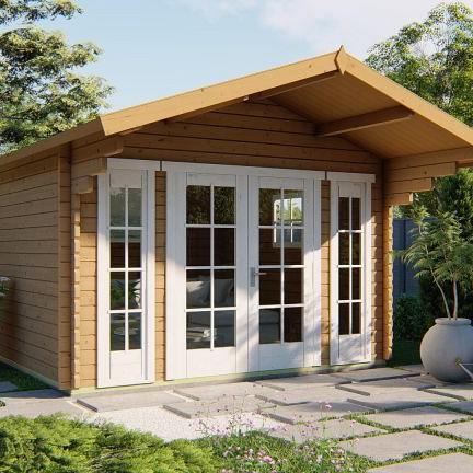 Blokhut - Tuinhuis Sören | 44 mm | vuren onbehandeld