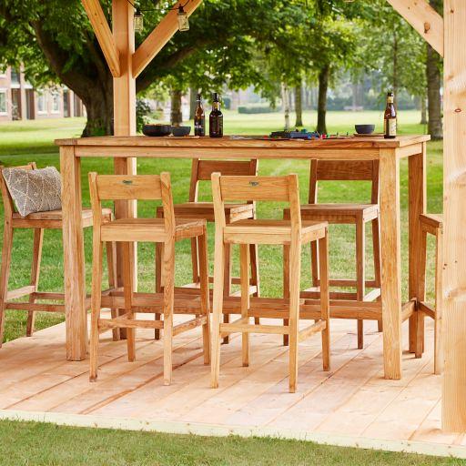 Teak tuinset Barset Buckingham
