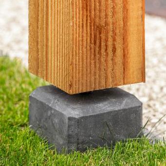 Berton© poer Eco antraciet M16-bus (18 x 18)>(15 x 15) x 50 cm