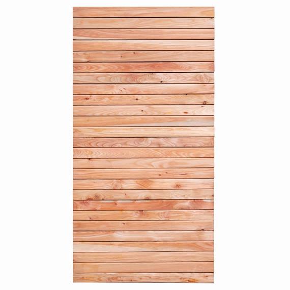 Tuinscherm Douglas, geschaafd (Rhombusprofiel) Klagenfurt H180 x B90 cm (smal)