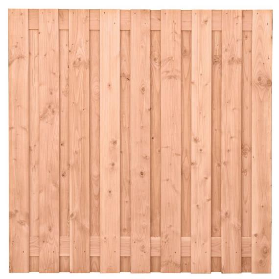 Tuinscherm Salzburg, douglas, RVS-geschroefd, 19-planks (17+2) 180 x 180 cm
