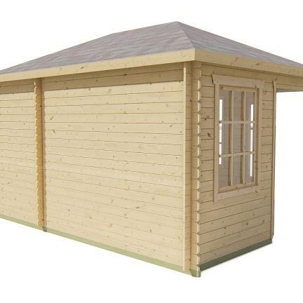 Blokhut - Tuinhuis Agnes | 44 mm | vuren onbehandeld