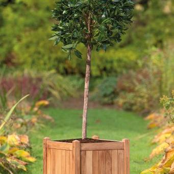 Bloembak teak Lombok 45x45x47 cm