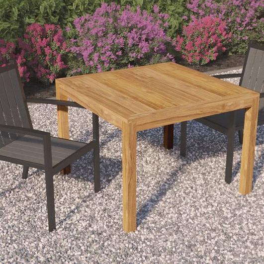 Tuintafel teak 100 x 100 cm