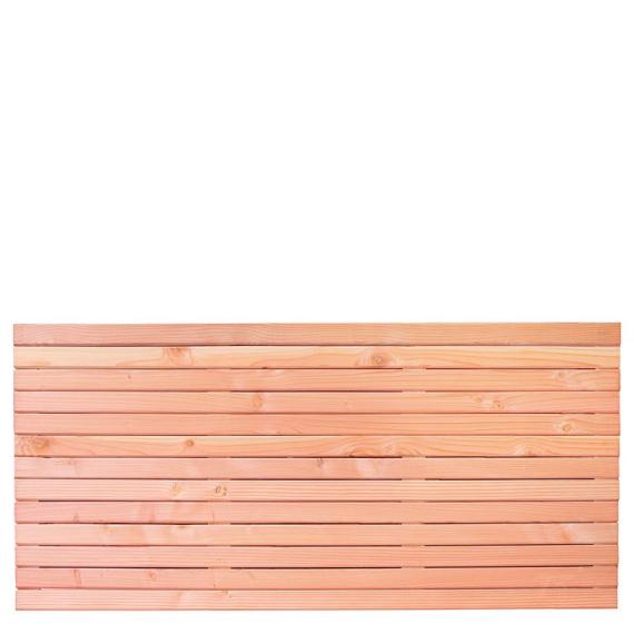 Tuinscherm Douglas, geschaafd (Rhombusprofiel) Klagenfurt H90 x B180 cm (breed)