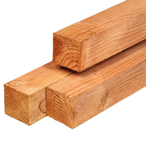 Douglas fijnbezaagd 90x90 mm 300 cm
