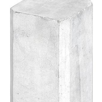 Berton© betonpoer 10,0 x 10,0 x 93,0 cm, wit/grijs, zonder HWA