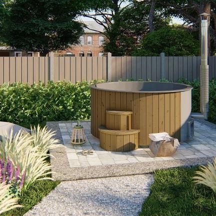 Hottub deluxe XL ø220 cm Thermowood