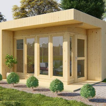 Blokhut - Tuinhuis Elin | 19 mm | onbehandeld