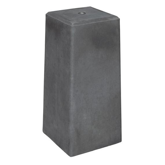 Berton© betonpoer (23,0 x 23,0) > (20,0 x 20,0) x 50,0 cm, antraciet, M20-bus, XL