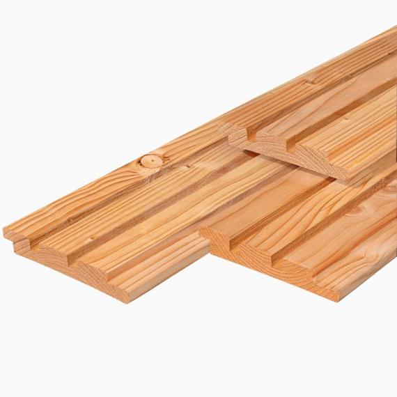 Douglas Triple profiel geschaafd 19x130 mm 390 cm
