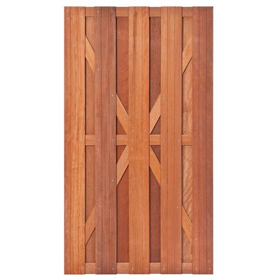 Tuindeur Kampen hardhout 180 x 100 cm