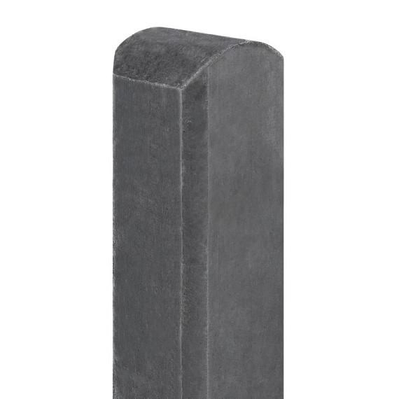 Berton©-paal antraciet, ronde kop 10x10x180cm Waal-serie