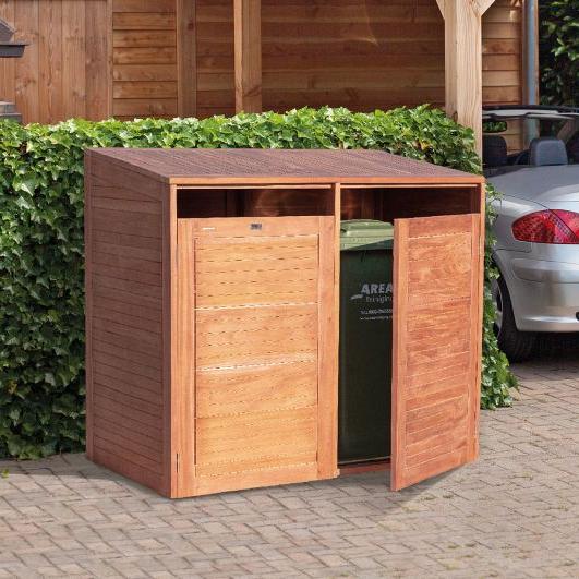 Containerberging hardhout Dubbel