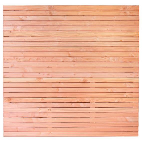 Tuinscherm Douglas, geschaafd (Rhombusprofiel) Klagenfurt 180 x 180 cm