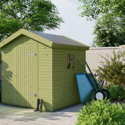 Tuinhuis Boudewijn vuren groen geïmpregneerd