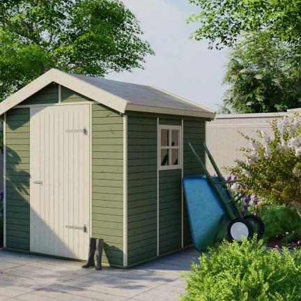 Tuinhuis Boudewijn vuren groen geïmpregneerd