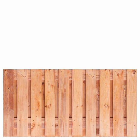 Tuinscherm Casablanca, Red Class Wood geïmpregneerd ME vuren, RVS-geschroefd, 21-planks (19+2) 180 x 90 cm
