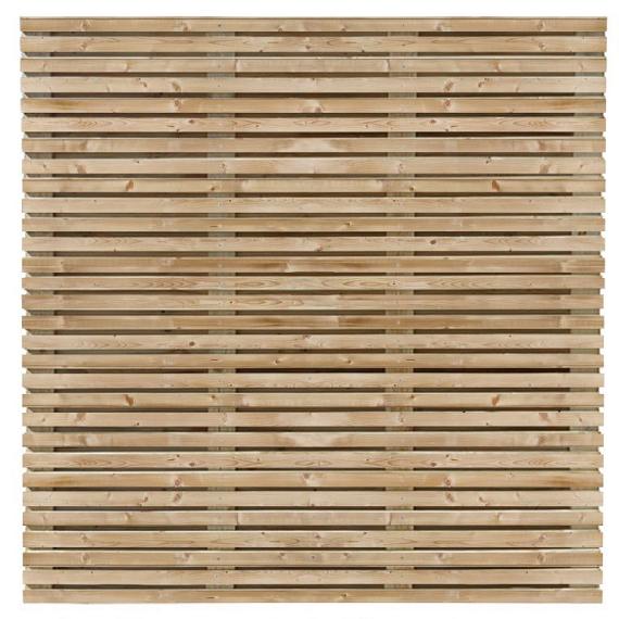 Rhombusscherm Oostende, groen geïmpregneerd ME vuren, RVS-geschroefd, 180 x 180 cm