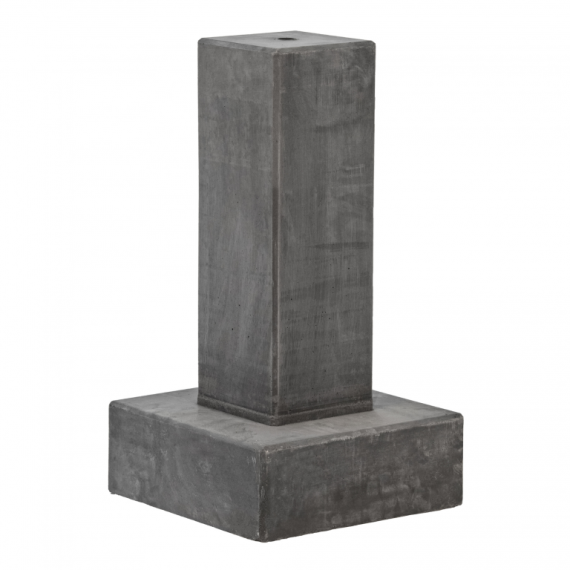 Berton© blokpoer antraciet M16-bus (28 x 28)>(14 x 14) x 50 cm
